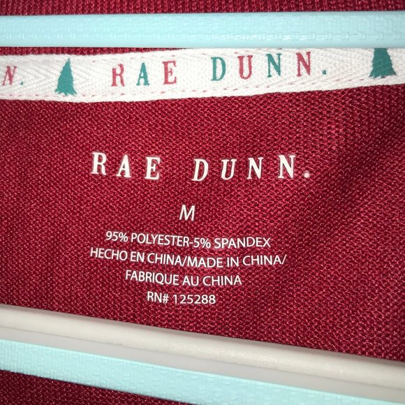NWT Christmas Rae Dunn Christmas Pajama Set.  Size Medium - Picture 2 of 4